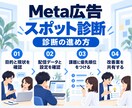 Meta広告を診断し、改善の優先順位を提案します ターゲットと広告画像を見直し、ピクセルや計測設定も確認 イメージ3