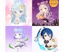 商用可◎配信用デフォルメS Dキャラお描きます ちびキャラのﾊﾟｰﾂ分け、待機画面ｱﾆﾒｰｼｮﾝもできます！ イメージ9