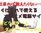 隠れた電脳仕入れ店舗教えます 電脳仕入れに使える隠れたネットショップを提供★ イメージ1