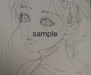 透明水彩×繊細タッチ。世界観のある美少女を描きます 「ふんわり、でも印象に残る一枚を」透明水彩で、丁寧に描きます イメージ5
