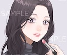 商用可！メイクにこだわった可愛いアイコン描きます あなたのアイコンをキラキラ可愛くメイクアップ♡ イメージ4