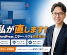 WordPressのエラー・バグを即日解消します Web伴走者として、その場しのぎではない論理的な根本解決を イメージ1