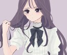 可愛い女の子のアイコン描きます SNSアイコン、サムネイル用絵等に！可愛い女の子描きます！ イメージ3