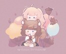 柔らかい風のミニキャラなどを描いています スタンプ、ミニキャラ、等身イラストを描いています! イメージ2