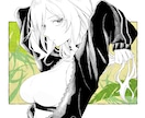 モノクロコミック調イラストをご提供いたします SNS、配信サムネイルなど様々な用途でご活用いただけます！ イメージ2