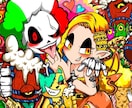 イラスト"最安価格"SNSアイコンなど描きます SNSやYOUTUBEアイコンなどにオススメ イメージ1