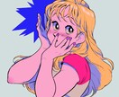 カートン風のキャラクターイラスト、デザインをします もっと好きなキャラクターの色々な姿が見たい！！ イメージ9