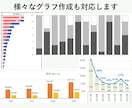 翌日納品：エクセル関数入力・グラフ作成を代行します 【購入は相談後でOK】問合せ後、納品物イメージを提示します イメージ7