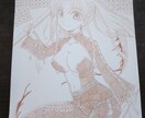 オリジナルの漫画やアニメ等の様な1枚絵を描きます 漫画や、アニメの様な見開きの1枚絵のキャラクターの様な絵 イメージ4