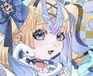 キラキラ可愛いオリジナルアイコン制作します おめめきゅるきゅるの可愛いキャラクターはいかがですか？ イメージ2