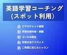 単発英語コーチング | 英語学習のサポートをします 元高校英語教員のコーチがサポートします！ イメージ1