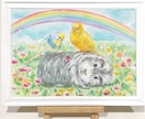 ペット似顔絵　手描きの水彩画で優しく描きます 犬・猫その他ペット全般の似顔絵/プレゼントにもオススメ◎ イメージ5