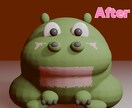AI×Blenderであなたのキャラを3D化します AIとBlenderでイメージを立体化、低価格対応 イメージ3