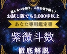 あなたの人生占います　紫微斗数×算命学で鑑定します 本質・恋愛・仕事・人間関係などを占い、未来への道を照らします イメージ2