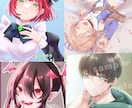 パステル得意です！イラスト描きます ◆アイコンやサムネイル,TRPG用立ち絵,立ち絵,幅広く対応 イメージ4