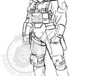 キャラクターデザイン承ります ミリタリー要素自信あり！あまり見ない絵柄かも…？ イメージ4
