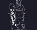 修正無制限！写真からイラスト(線画)を描きます SNSのアイコンやTシャツ製作にご活用ください！ イメージ4