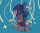 こだわりの色合いで描きます 暖色系のイラストとよく言われてます イメージ2