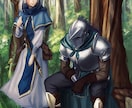 西洋ファンタジー風の甲冑描きます ゲームや小説用、個人観賞用、自キャラ制作などに イメージ9