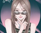 最短2日！エモかわいい女の子イラスト描きます 背景無料、商用、二次利用可！様々な場面でお使いください イメージ9