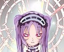キャラ単体のバストアップイラストを描きます SNSアイコンやヘッダー、観賞用のイラストです イメージ1