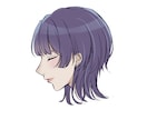 3日で！アイコンを描きます 《今だけ半額》シンプルな横顔イラストお描きします❀·° イメージ3