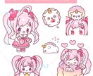 VTuberのデフォルメイラスト描きます アイコン・YouTube・動画・配信用に可愛くデフォルメ！ イメージ1