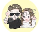 カップルイラスト描きます ウエディングや、記念日、SNSアイコンに！！ イメージ3