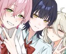 キャラを引き立てる魅力的なイラスト描きます SNSアイコン等にご活用ください。淡麗なテイストが得意です イメージ3