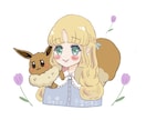 ゆるふわ可愛い女の子SNSアイコン描きます 癒しをお届けします。ご相談など、お気軽にどうぞ。 イメージ2
