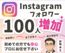 インスタグラムの日本人フォロワー100人増やします 【30日間の減少保証付！】Instagram目立たせます イメージ1