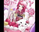 イラスト制作(男女OK)します 美麗な一枚絵お描きします！Vtuber／サムネ／MVなどに◎ イメージ3