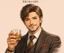 写真から優しい似顔絵イラスト作成します プレゼント・SNS・記念用に可愛い似顔絵制作します。 イメージ3