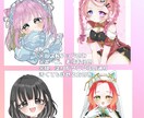 ラフテイストのイラスト描きます お手軽に等身バストアップのイラストが欲しい方に! イメージ1