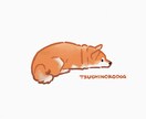 動物イラストグッズデザインを制作いたします こちらグッズ用のサービスになります！ イメージ1