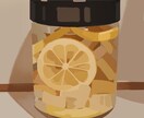 飲食物を描きます 実物の良さはそのまま、写真よりも魅力的に描くことを心掛けます イメージ4