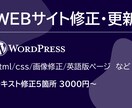 サイト/WordPress更新いたします WordPress/html/css/画像修正/英語版修正 イメージ1