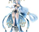 魅力的なキャラクターをデザインします Vtuberの立ち絵などに使えるキャラクターをデザインします イメージ3