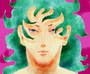 華やかな首元までのイラスト作成します シンプルで華やかなイラストを作成します イメージ2