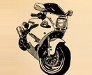 バイク/車/絵/イラスト描きます あなたの愛車を味のある絵にします。 イメージ1