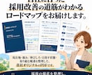 採用改善のロードマップをつくります 何から始める？診断×面談で取り組む順番を明確に イメージ4