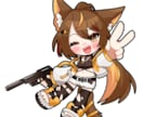 2-3等身のポップなミニキャライラスト描きます デフォルメ強め！配信活動やグッズにも！ イメージ4