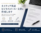 ネイティブ英語ビジネスメール・文書を作成します 外資テック4社経験者が目的別に最適な英文を作成します イメージ1