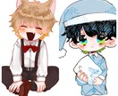 絶対にかわいいデフォルメイラストを1日で納品します デフォルメイラスト最短1日でお届けします！ イメージ1