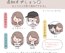 シンプルで可愛い似顔絵アイコン作成します 商用利用OK！SNSやブログの挿絵で使えるシンプルイラスト イメージ4
