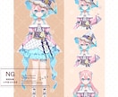 立ち絵や一枚絵、表紙や挿絵など丁寧に描きます 可愛いからかっこいいまで幅広く！ご要望お聞かせください！ イメージ9