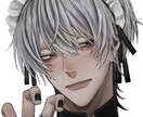 アイコン用イラストを描きます 顔アップの肩上までのイラストです イメージ1