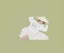 淡い雰囲気の似顔絵描いています wedding、お子様や家族との思い出描きます イメージ5