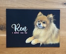 チョークアートで愛犬の似顔絵描きます ★手描きで一枚一枚丁寧に仕上げます★ イメージ10