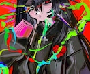 ダークでビビットなMVサムネイルお描きします ダークなサムネイル作成 ボカロ 歌ってみた、MVなど イメージ7